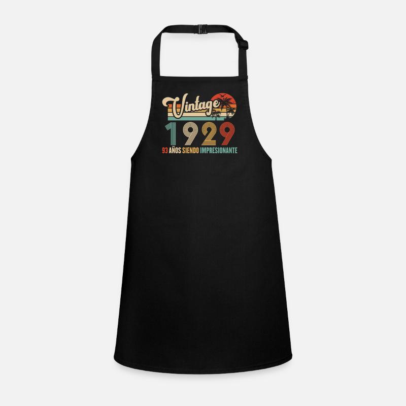 Anniversaire Vintage Idée Cadeau D Anniversaire 93 Tablier Enfant