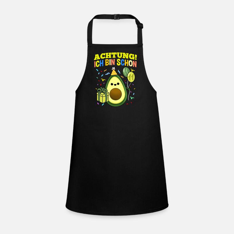 Achtung Ich Bin Schon 11 Geburtstag Avocado Schürze für Kinder