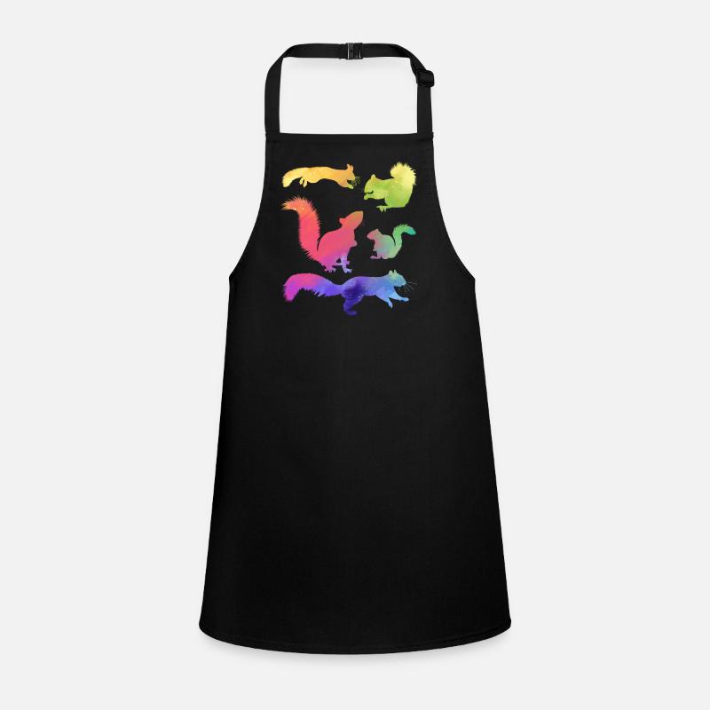 Funny squirrels, cute Children's Apron