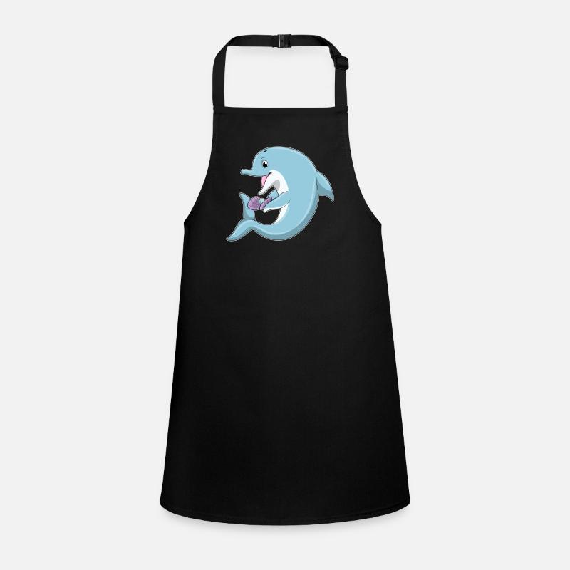 Delfin Perle Schürze für Kinder