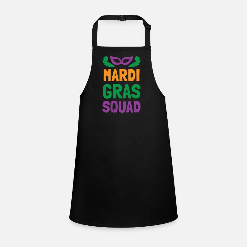 Mardi Gras Squad Children's Apron