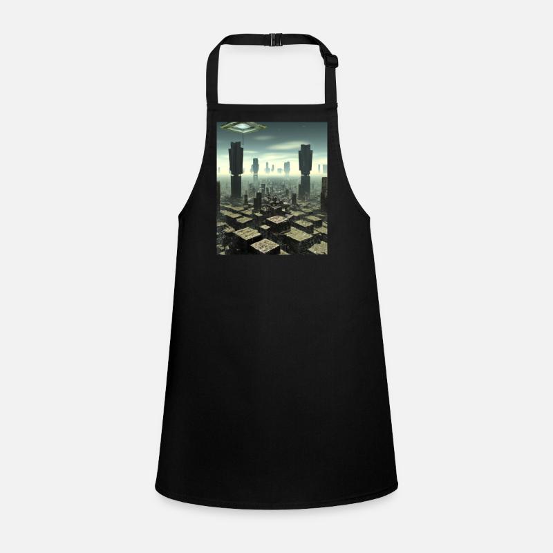 Science Fiction City Future Children's Apron