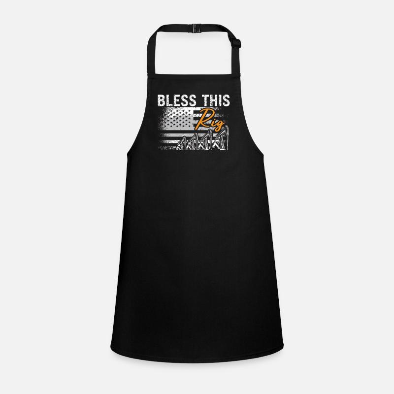 Oilfield Workers Bless These Rig Workers Roughly Children's Apron