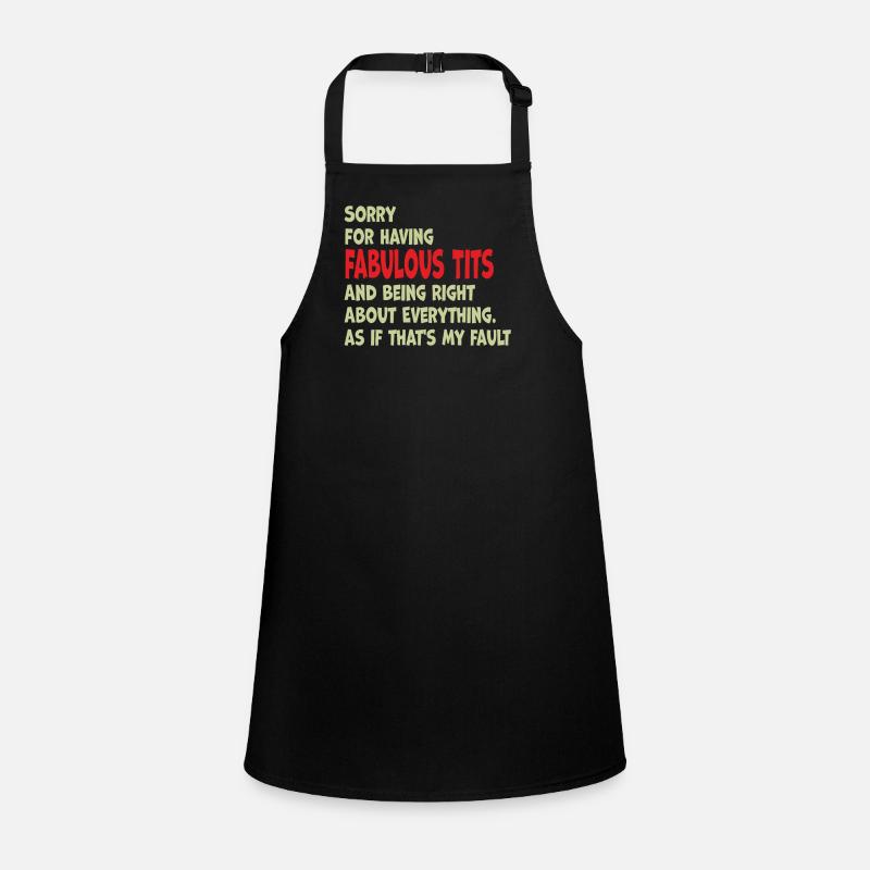 Désolé je suis fabuleux Tablier Enfant