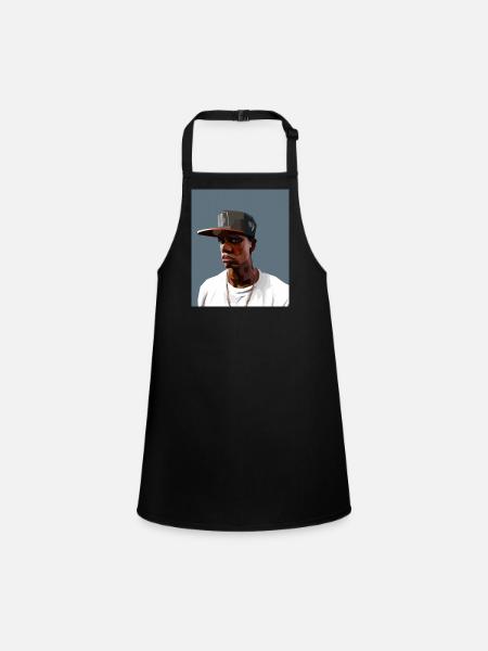 Rappeur Hip Hopper - Tablier Enfant - noir - Devant