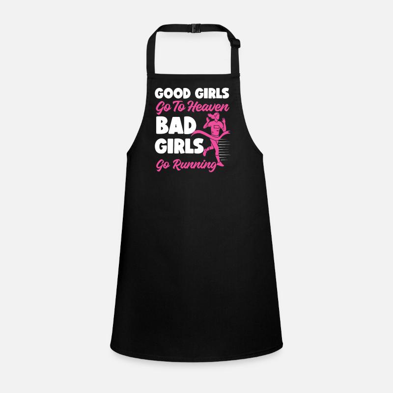Running Runner Half Marathon Girl Children's Apron