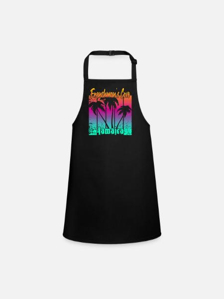 Frenchman's Cove Jamaica - Children's Apron - black - Front