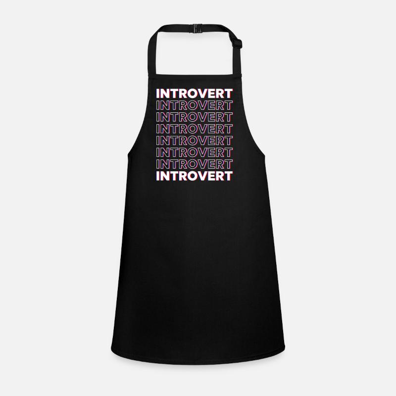 Introverted Sarcasm Introverted Shy Children's Apron
