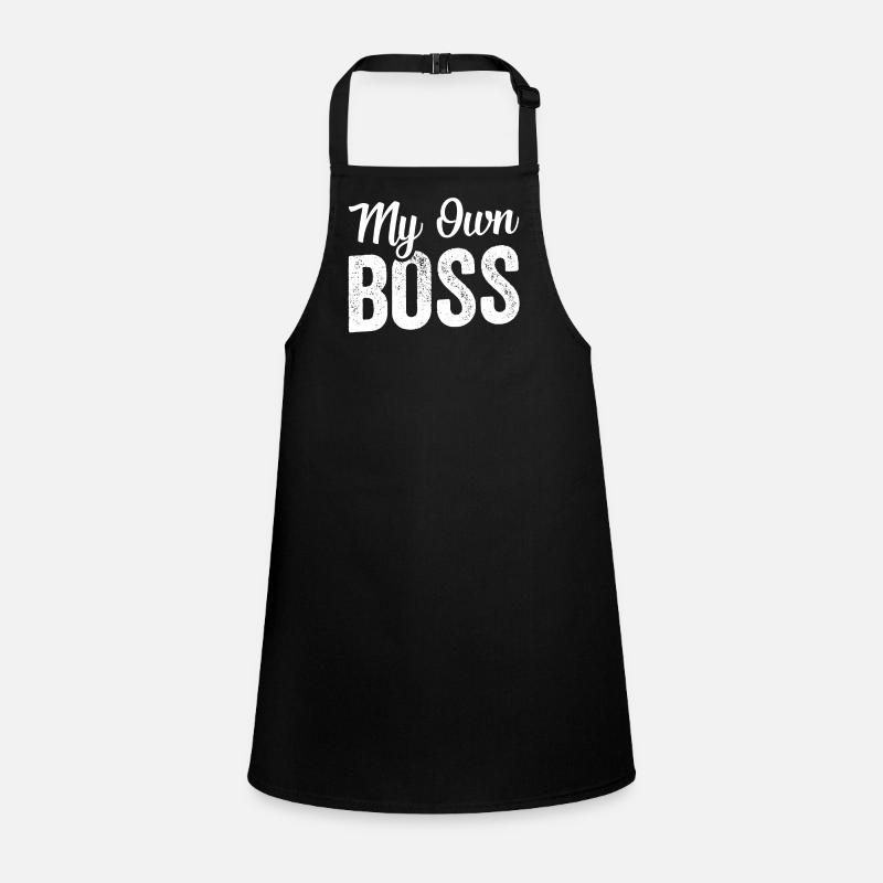 Mein Eigener Chef Freelancer Selbstständig Schürze für Kinder