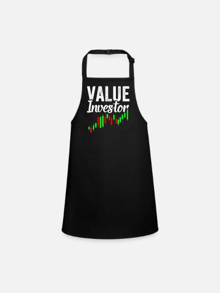 Value Investor Financier Invest Investors - Children's Apron - black - Front