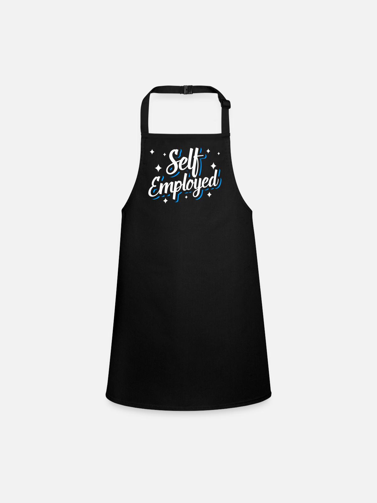 Self-employed freelancer freelancer - Children's Apron - black - Front