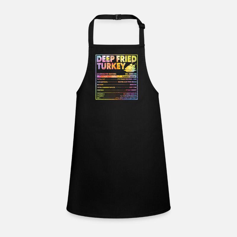 Fried Turkey Fun Thanksgiving Dinner Children's Apron