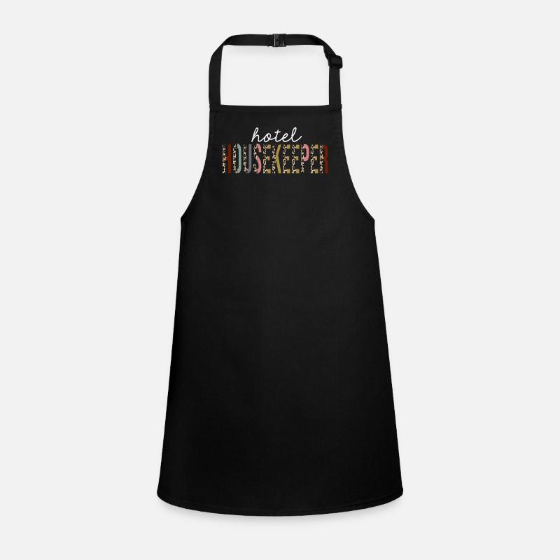 Hotel Housekeeper Leopard Print Funny Gift Children's Apron
