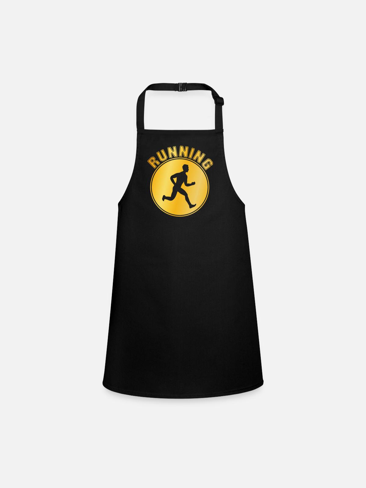 Jog - Children's Apron - black - Front