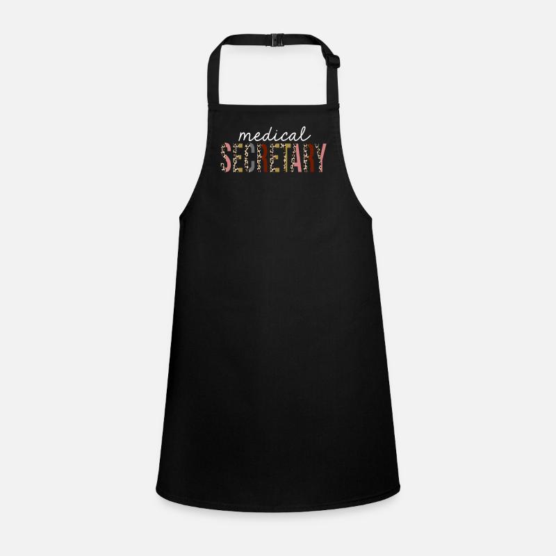 Medical Secretary Leopard Print Funny Gift Children's Apron
