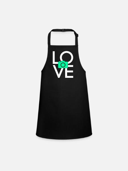 Photography - Children's Apron - black - Front