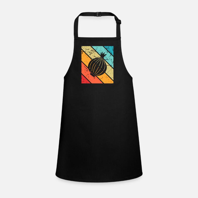 Onion Lover Retro Vegetables Vegan Gift idea Children's Apron