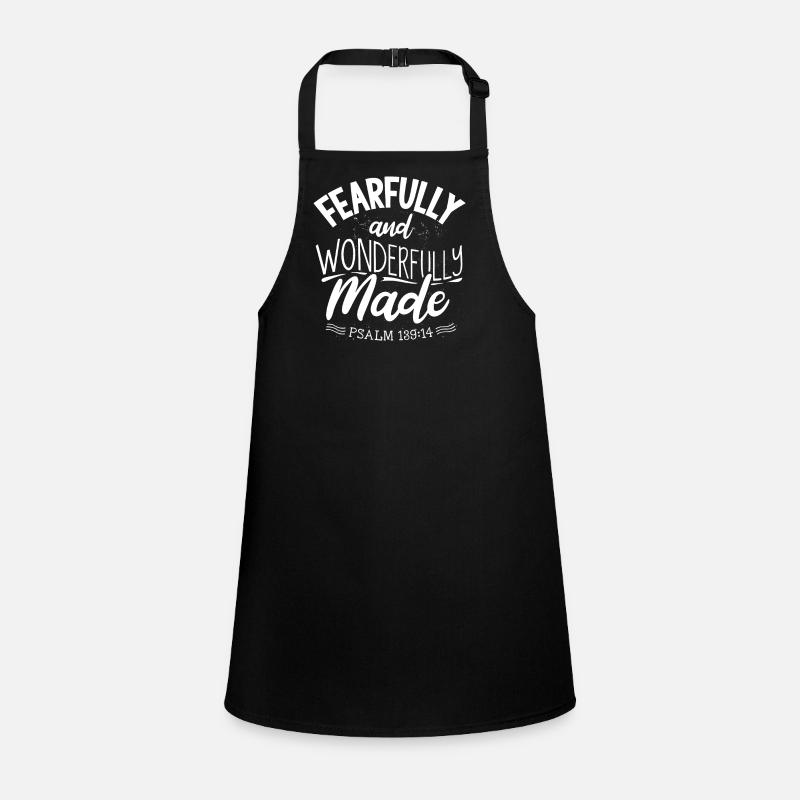 Ängstlich Und Wunderbar Gemachter Psalm 139 Schürze für Kinder