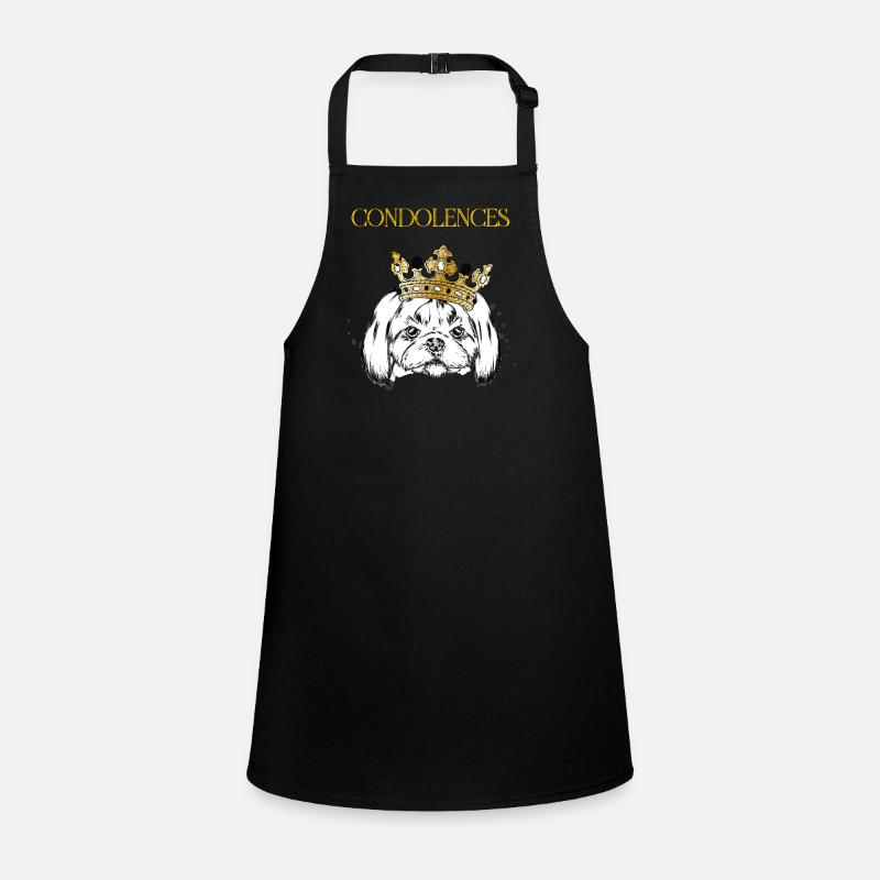 Dog with crown. Children's Apron
