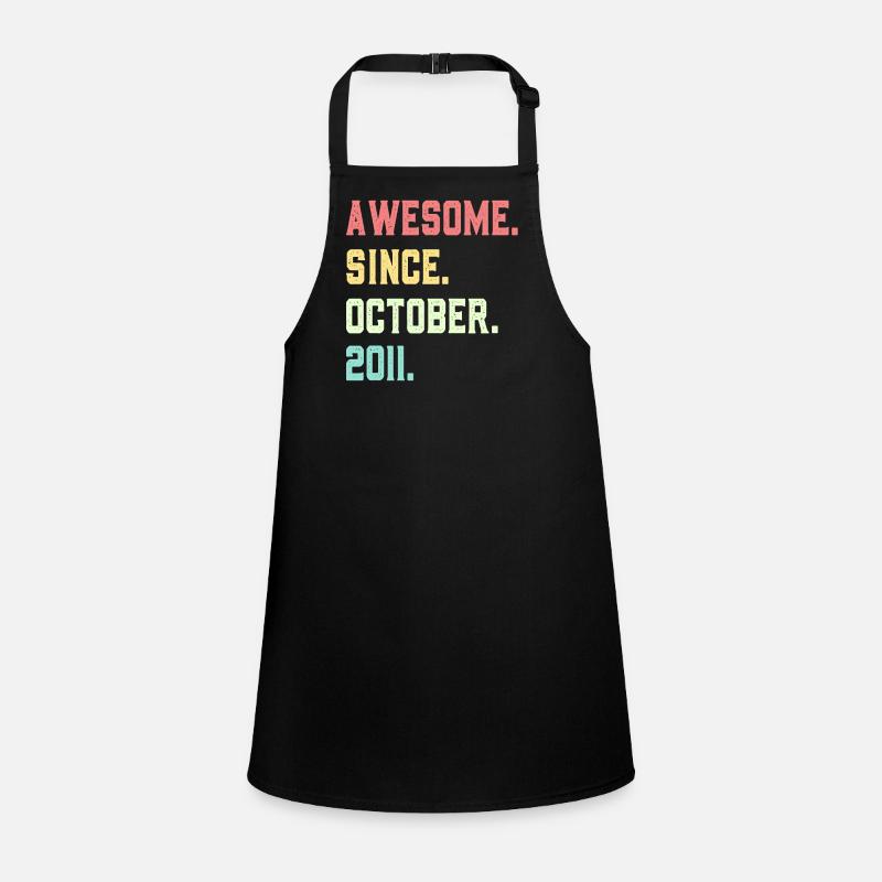 Awesome Since October 2011 Children's Apron