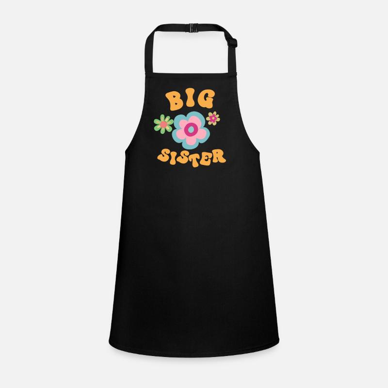 Big Sister Adorable grappe de fleurs fleurissent Tablier Enfant