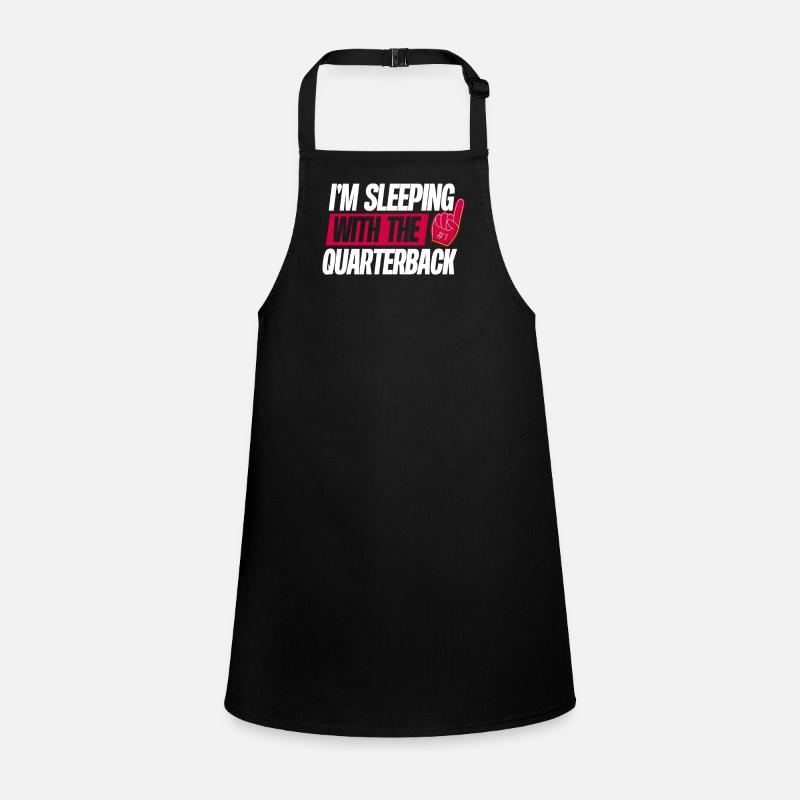 I Sleep With The Quaterback Children's Apron