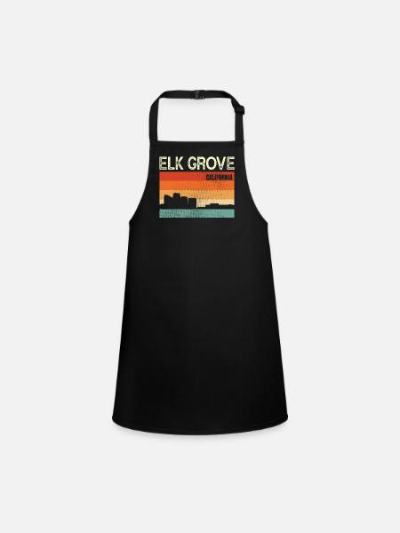 Elk Grove - Tablier Enfant - noir - Devant