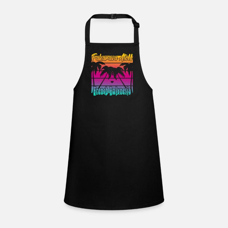 Fakarava Atoll French Polynesia Children's Apron