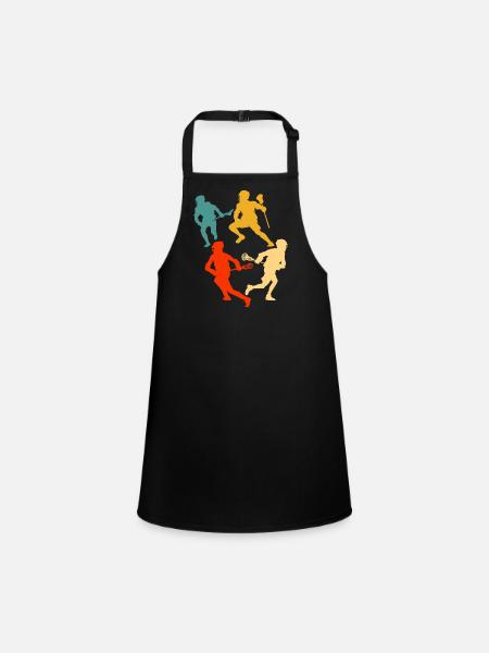 Lacrosse - Children's Apron - black - Front