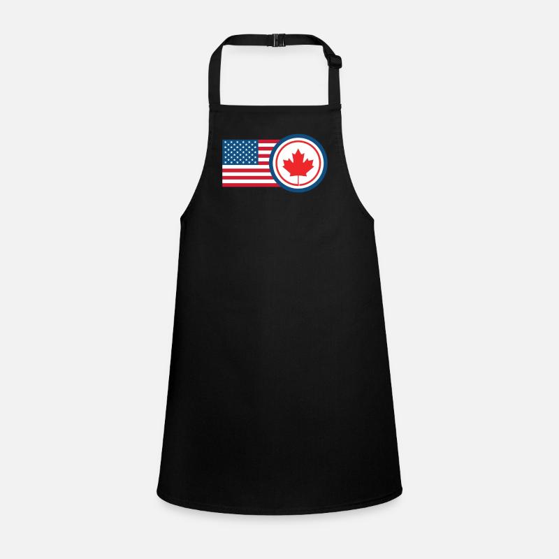 Canada USA Flag Origin Children's Apron