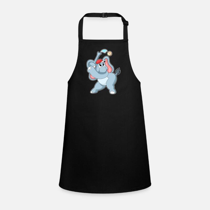 Elephant Baseball Tablier Enfant