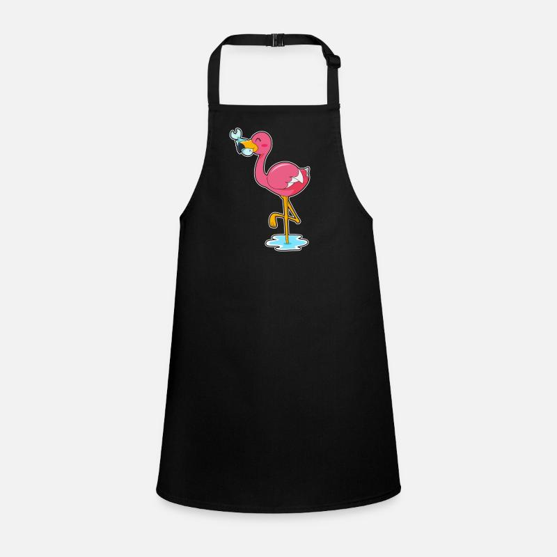 Flamingo Fisch Schürze für Kinder