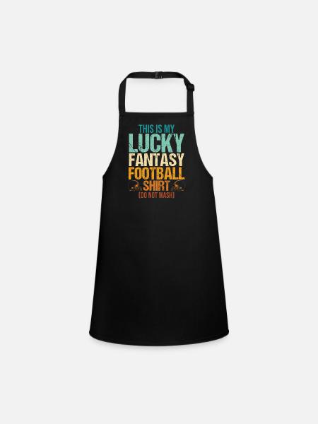 Fantasy Football Father Legend Husband Fantasy - Children's Apron - black - Front