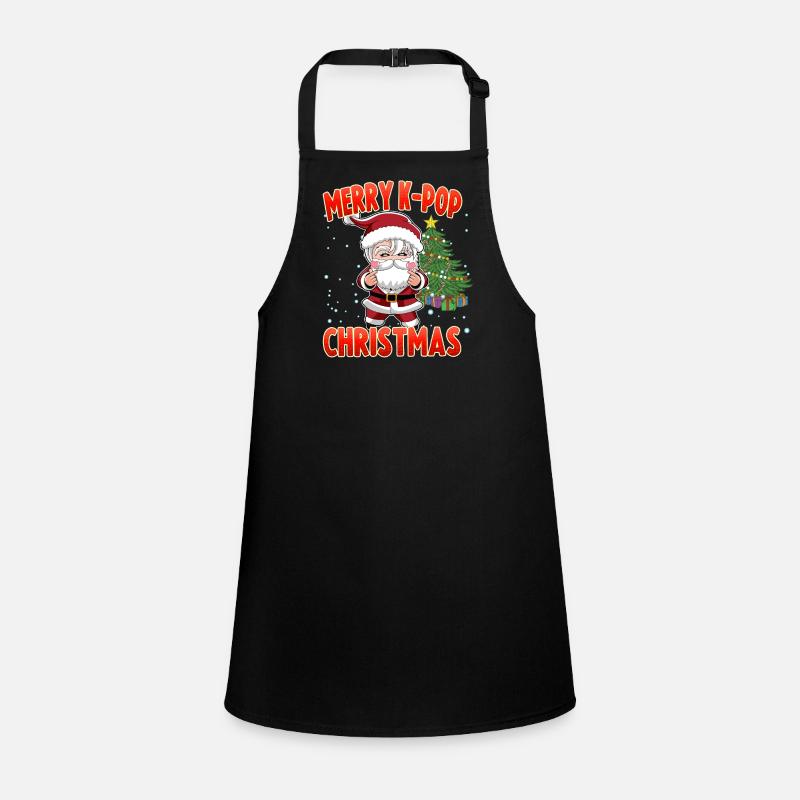 Teens K-Pop Design Christmas Children's Apron