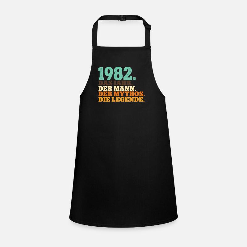 1982 Männer Geburtstag Schürze für Kinder