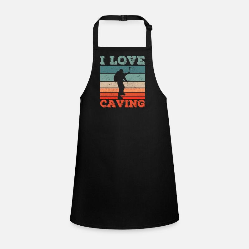I love caving caving caving Children's Apron