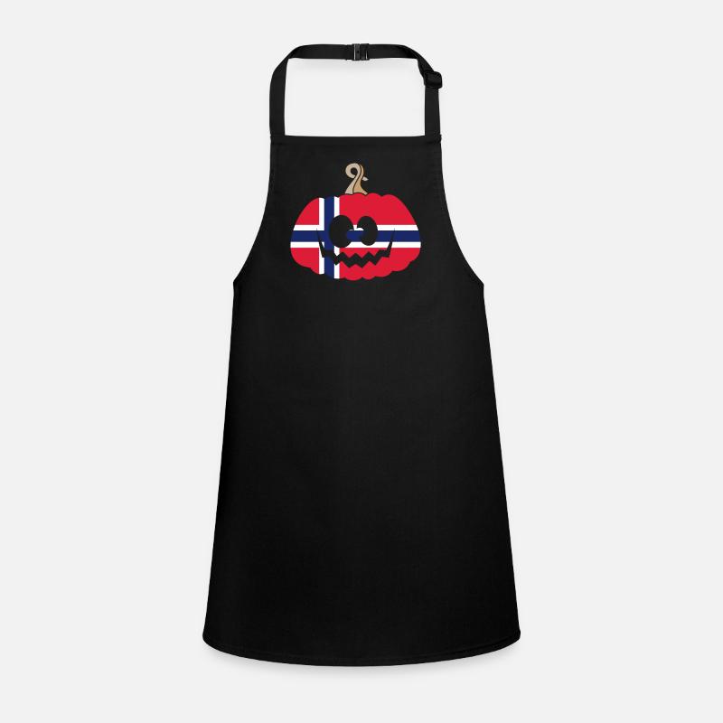 Hungary Halloween Pumpkin Children's Apron