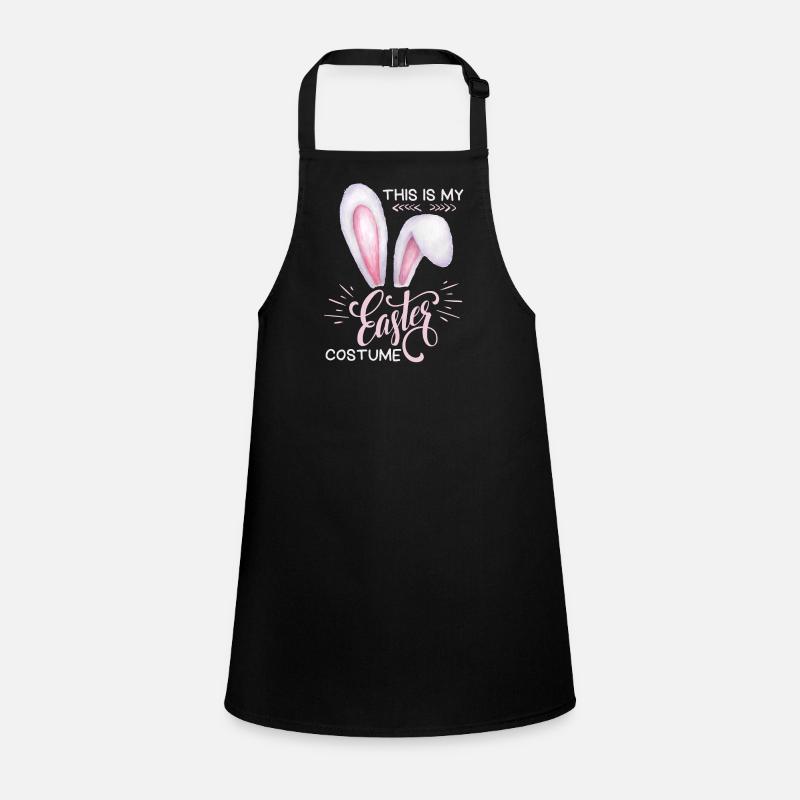Easter , funny saying, rabbit ears, Easter Children's Apron