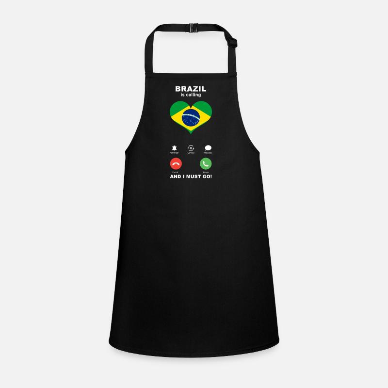 Le Brésil appelle Brazil Heart Souvenir Tablier Enfant