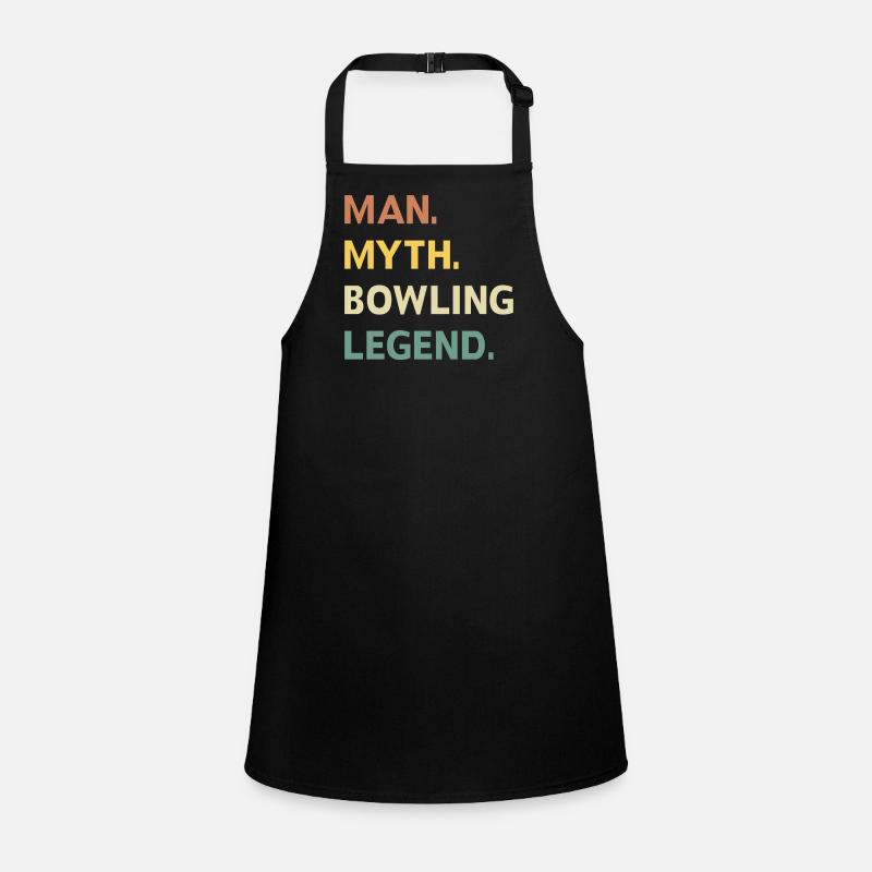 Bowling Cone Spareball Pins Ball Strike Children's Apron
