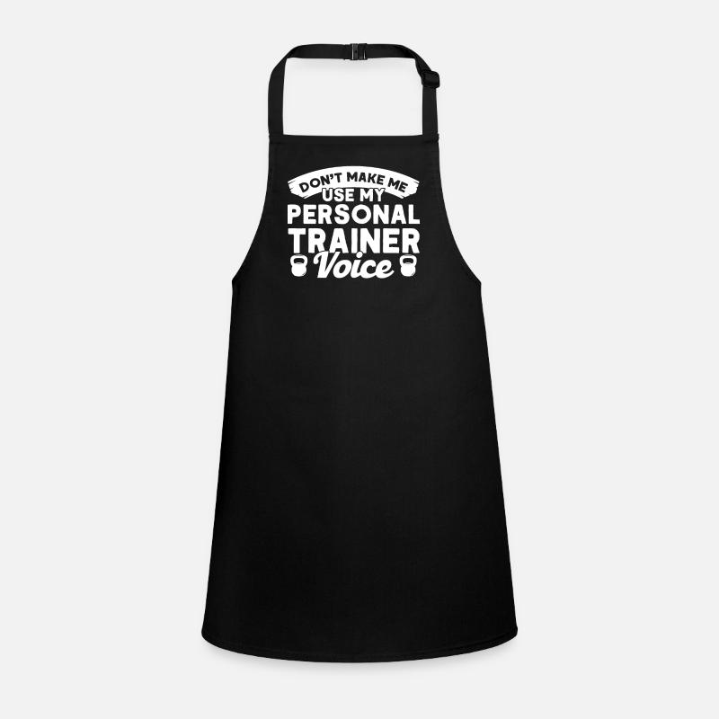 Fitness Workout Motivation Personal Trainer Children's Apron
