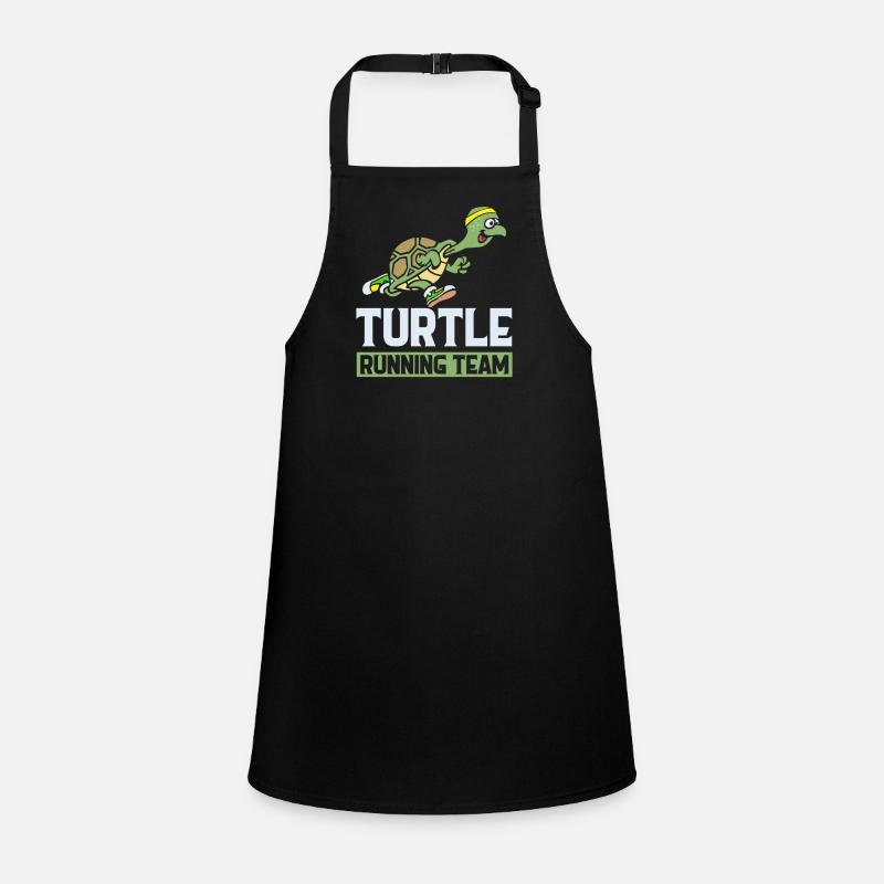 Turtle running team neu Schürze für Kinder