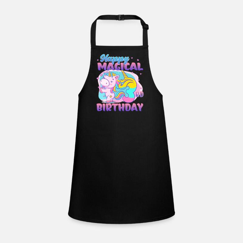 Joyeux 3ème anniversaire Licorne Tablier Enfant