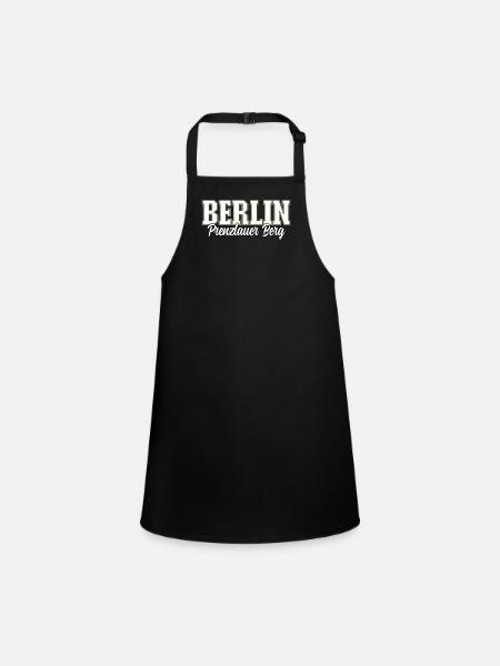 Berlin Prenzlauer Berg - Tablier Enfant - noir - Devant