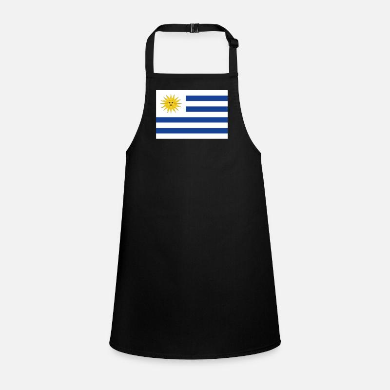 Drapeau officiel uruguayen Fierté du pays uruguayen Tablier Enfant