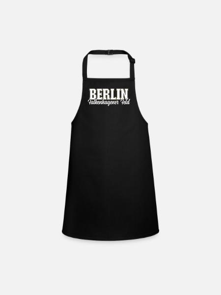 Berlin Falkenhagener Feld - Schürze für Kinder - Schwarz - Vorne