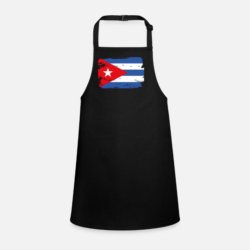 Drapeau officiel de Cuba Cuban Country Pride Vintage Tablier Enfant