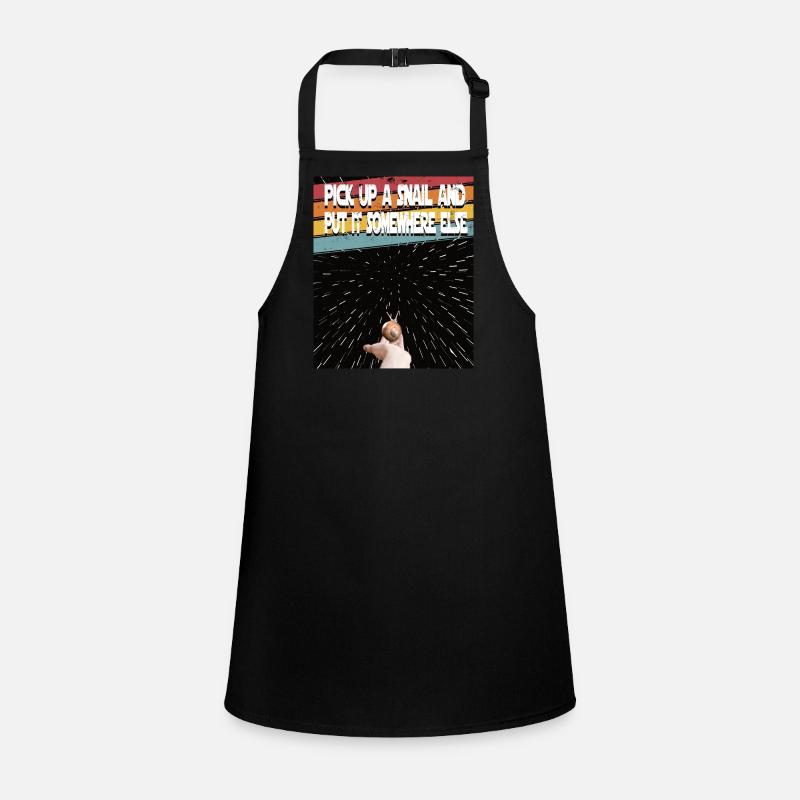 Space Snail Space Snail Retro Children's Apron