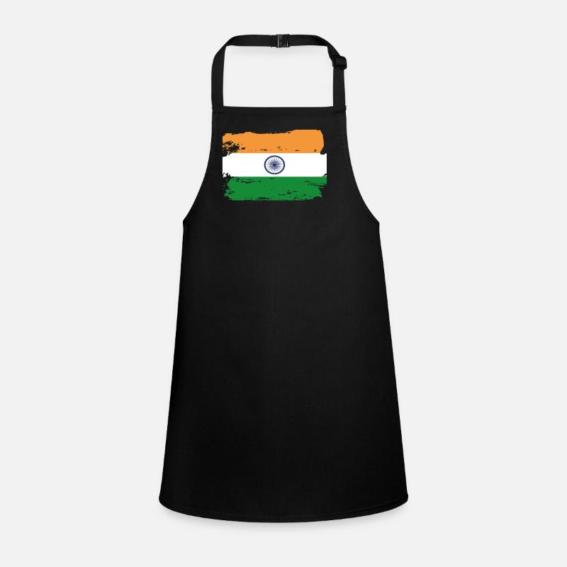 Official India Flag Indian Country Pride Vintage Children's Apron