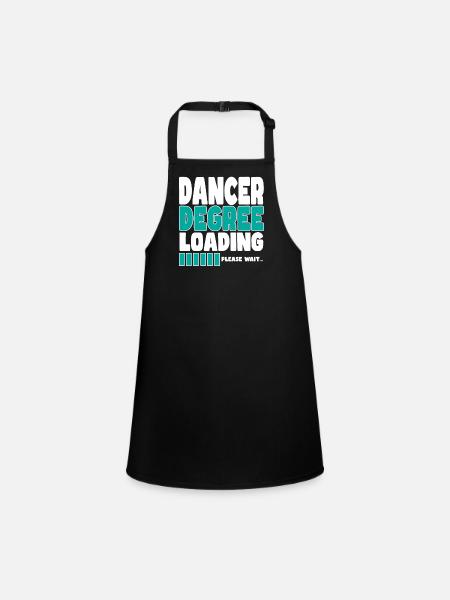 Dancer invites training - Children's Apron - black - Front